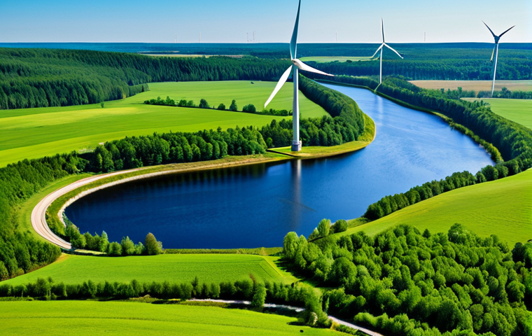 라트비아 환경 보호 정책 - Sustainable Forestry**

"A lush Latvian forest scene, showcasing both mature trees and newly planted...